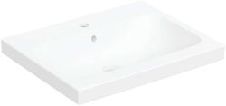 Geberit iCon - Mosdókagyló pultra 60x48 cm, túlfolyóval, csaptelep lyukkal, matt fehér színben 501.847. JT. 1 (501.847.JT.1)