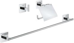 GROHE QuickFix Start Cube - Fürdőszobai tartozék szett 3 az 1-ben, króm 41124000 (41124000)