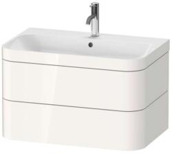 Duravit Happy D. 2 Plus - Szekrény mosdókagylóval 480x775x490 mm, 2 fiókos, fehér magasfényű HP4637O2222 (HP4637O2222)