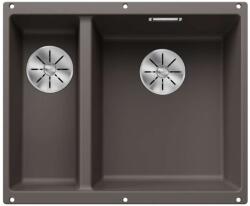BLANCO Subline 340/160 - Silgranit mosogató, 555x460 mm, jobb oldali mosogató, InFino, szürke 527346 (527346)