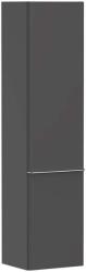 Hansgrohe Xelu Q - Magas szekrény 40x165x35 cm, 2 ajtós, zsanérok jobb oldalon, matt szürke/króm 54140000 (54140000)
