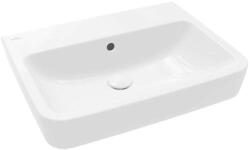 Villeroy & Boch O. novo - Pultra szerelhető mosdókagyló, 600x460 mm, túlfolyóval, keverőnyílás nélkül, AntiBac, CeramicPlus, alpesi fehér 4A416JT2 (4A416JT2)