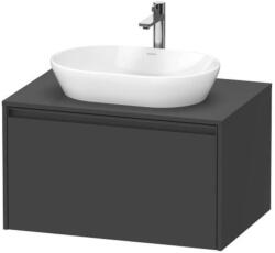 Duravit Ketho. 2 - Mosdószekrény kivágással 459x800x550 mm, 1 fiókkal, grafit matt K24885049490000 (K24885049490000)