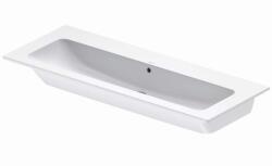 Duravit ME by Starck - Bútor mosdókagyló 1230x490 mm, WonderGliss-szel, matt fehér színben 23611232601 (23611232601)