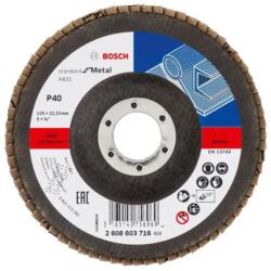 Bosch Tartozékok - Lamellás csiszolókorong, P40, átmérő 125 mm 2608603716 (2608603716)