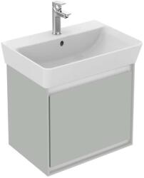 Ideal Standard Connect Air - Mosdószekrény Cube 500 mm, fényes világosszürke/mattfehér lakkozású E0842EQ (E0842EQ)
