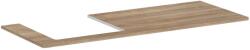 Hansgrohe Xelu Q - Mosdópult 136x55 cm, bal oldali kivágás, natúr tölgy 54097230 (54097230)