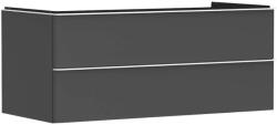 Hansgrohe Xelu Q - Mosdószekrény, 50x118x55 cm, 2 fiókos, matt szürke/matt fehér 54083700 (54083700)