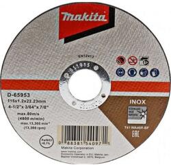 Makita Tartozékok - Vágótárcsakészlet rozsdamentes acélhoz 115x22, 23 mm, 12 db D-65953-12 (D-65953-12)