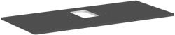 Hansgrohe Xelu Q - Mosdópult, 118x55 cm, kivágás középen, matt szürke 54122910 (54122910)