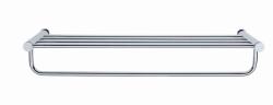Duravit D-Code - Polc törülközőtartóval, 600 mm hosszú, krómozott 0099251000 (0099251000)