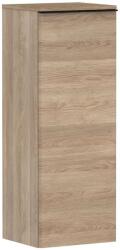 Hansgrohe Xelu Q - Oldalszekrény 40x107x35 cm, 1 ajtós, jobb oldali ajtópánt, natúr tölgy/matt fekete 54133670 (54133670)