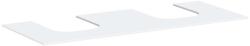 Hansgrohe Xevolos E - Munkalap mosdó alá, 137x55 cm, 2 kivágás, matt fehér 54207700 (54207700)