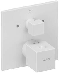 Kludi Decus - Rejtett termosztatikus csaptelep, 2 készülékhez, matt fehér 548105375 (548105375)