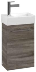Villeroy & Boch Avento - Mosdószekrény, 340x514x202 mm, 1 ajtó, Kő tölgyfa A87600RK (A87600RK)