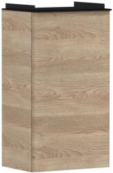 Hansgrohe Xelu Q - Mosdószekrény, 63x34x27 cm, 1 ajtós, jobb oldalon zsanérok, natúr tölgy/matt fekete 54017670 (54017670)