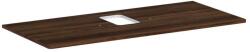 Hansgrohe Xelu Q - Mosdópult 118x55 cm, középen kivágás, sötét dió 54122630 (54122630)