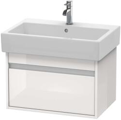 Duravit Ketho - Mosdószekrény 410x650x440 mm, 1 fiókos, fényes fehér KT668402222 (KT668402222)