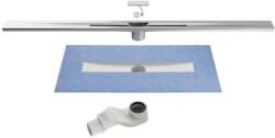 Jika Pure - Zuhanyzó vályú 100 cm, ráccsal, szatén rozsdamentes acélból H2714200020001 (H2714200020001)