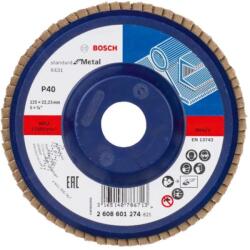 Bosch Tartozékok - Lamellás csiszolókorong, P40, átmérő 125 mm 2608601274 (2608601274)