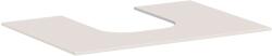 Hansgrohe Xevolos E - Munkalap mosdó alá, 78x55 cm, kivágás középen, matt bézs 54208780 (54208780)