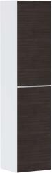 Hansgrohe Xevolos E - Magas szekrény 40x176x36 cm, 2 ajtós, bal oldali zsanérok, matt fehér/sötét tölgy 54218730 (54218730)