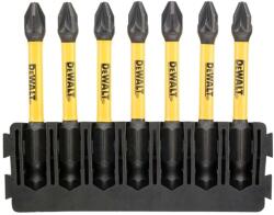 DEWALT Tartozékok - 7 részes PZ2 meghosszabbított bitkészlet DT70821 (DT70821)