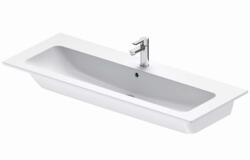Duravit ME by Starck - Bútor mosdókagyló 1230x490 mm, 1 csapfurattal, matt fehér színű 2361123200 (2361123200)
