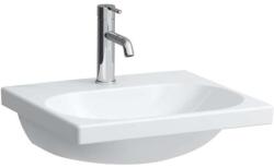 Laufen Lua - Bútor mosdókagyló 50x46 cm, túlfolyó nélkül, csaptelep lyukkal, LCC, fehér H8160814001561 (H8160814001561)
