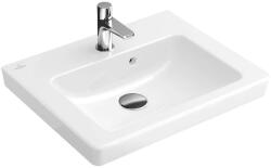 Villeroy & Boch Subway 2.0 - Mosdókagyló bútorhoz 500x400 mm, túlfolyóval és csapfurattal, Ceramicplus, fehér 73155GR1 (73155GR1)