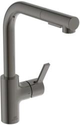Ideal Standard Gusto - Mosdókagyló-keverő kihúzható zuhanyzóval, Magnetic Grey BD420A5 (BD420A5)