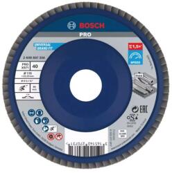 Bosch Tartozékok - Lamellás csiszolótárcsa acélhoz, P40, átmérő 115 mm 2608607334 (2608607334)