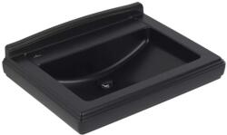 Villeroy & Boch Hommage - Mosdókagyló 75x58 cm, túlfolyóval, 3 csapfurattal, CeramicPlus, Pure Black 7101A1R7 (7101A1R7)