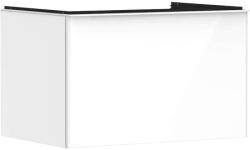 Hansgrohe Xelu Q - Mosdószekrény, 50x78x55 cm, 1 fiókos, fényes fehér/matt fehér 54054700 (54054700)