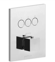 PAFFONI Compact Box - Termosztatikus keverő 3 készülékhez, rejtett, krómozott CPT519CR (CPT519CR)