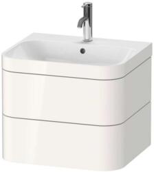 Duravit Happy D. 2 Plus - Szekrény mosdókagylóval 480x575x490 mm, 2 fiókkal, fehér magasfényű, magasfényű HP4635O2222 (HP4635O2222)