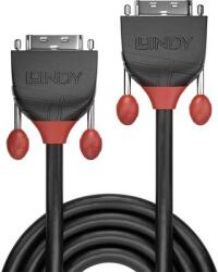Lindy DVI Csatlakozókábel [1x DVI dugó, 24+1 pólusú - 1x DVI dugó, 24+1 pólusú] 1.00 m Fekete (36251) (36251)