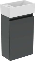 Ideal Standard Eurovit+ - Szekrény kézmosóval, 55x35x20 cm, 1 ajtós, sötét szürke R0570TI (R0570TI)