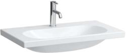 Laufen Lua - Mosdókagyló 80x46 cm, túlfolyó nélkül, csaptelep lyukkal, LCC, fehér H8160874001561 (H8160874001561)