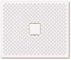 KALDEWEI Avantgarde - Téglalap alakú zuhanytálca Conoflat 853-2, 750 x 900 mm, fehér - zuhanytálca, teljes szélességben csúszásgátló, Perl-Effekt, polisztirol tartószerkezet. 466935043001 (466935043001)