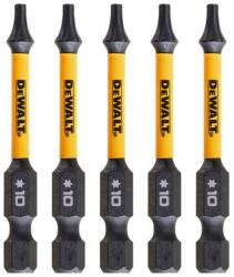 DEWALT Tartozékok - T10 bitkészlet, 5 db DT7393T (DT7393T)