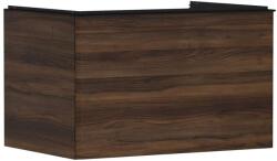Hansgrohe Xelu Q - Mosdószekrény, 50x78x55 cm, 1 fiók, sötét dió/matt fekete 54057670 (54057670)