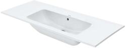 Duravit ME by Starck - Bútor mosdókagyló 1230x490 mm, WonderGliss-szel, matt fehér színben 23361232601 (23361232601)