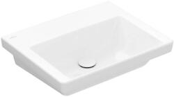 Villeroy & Boch Subway 3.0 - Bútor mosdókagyló 550x440 mm, túlfolyó nélkül, keverőnyílás nélkül, CeramicPlus, Stone White 4A70F6RW (4A70F6RW)