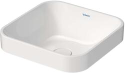 Duravit Happy D. 2 Plus - Mosdókagyló 400x400 mm, WonderGliss, fehér 23594000001 (23594000001)