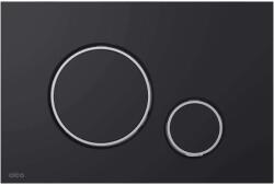 Alcadrain Thin - Flush control, antibakteriális, fekete matt/króm fényes M778 (M778)