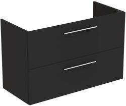 Ideal Standard i. Life A - Szekrény a mosdókagyló alatt, 1000x440x630 mm, 2 fiókos, szögletes matt szürke színben T5257NV (T5257NV)