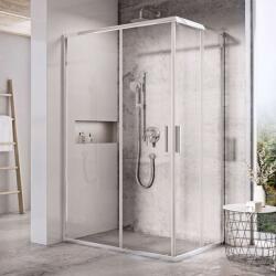 RAVAK Blix Slim - Zuhanyajtó, 800x1950 mm, fényes alumínium/tiszta üveg X1XM40C00Z1 (X1XM40C00Z1)