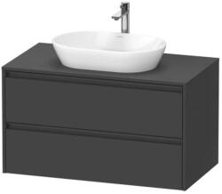 Duravit Ketho. 2 - Mosdószekrény kivágással 568x1000x550 mm, 2 fiókkal, grafit matt K24896049490000 (K24896049490000)