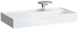 Laufen Kartell - Mosdókagyló 900x460 mm, 1 csapfurattal, SaphirKeramik, LCC-vel, fehér színű H8103394001111 (H8103394001111)